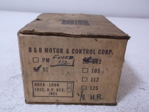 B&amp;B MOTOR NOVA PM112 DRIVE DC *NEW IN A BOX*