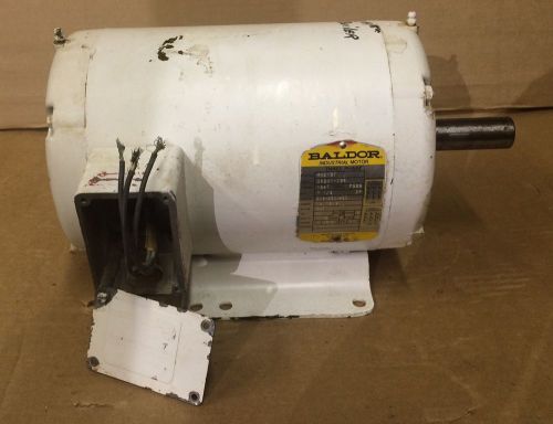 Baldor 7 1/2 HP Motor ~ Cat No.M3219T ~ 208-230/460V ~ 3450 RPM ~ 3 Ph ~ 184T Fr