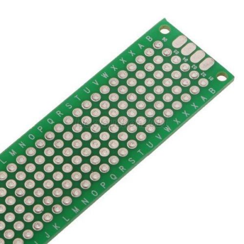 5pcs 2x8 cm Double Side DIY Prototype Circuit Breadboard PCB Universal Board L72