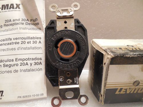 leviton twist lock nema l 10-20