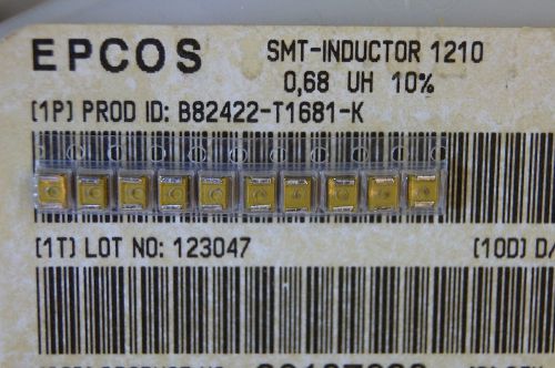 100pcs B82422A3681K coil smd 680nH 0,14A 2,4R size 1210 EPCOS