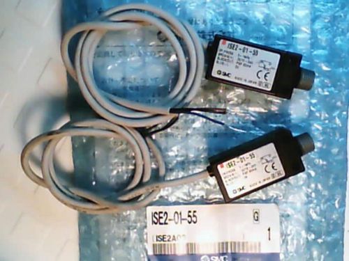 TWO (2) SMC *NEW* ISE2-01-55 Compact Pressure Switches /