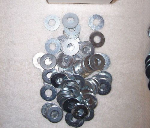 FLAT WASHERS 5/16&#034; USS Zinc Plated