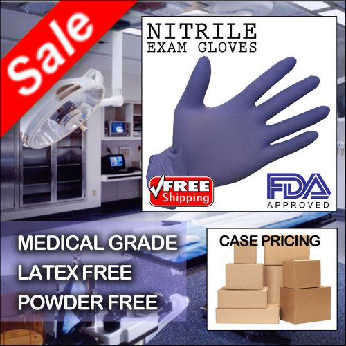 [LARGE] 30 BOXES NITRILE EXAM MEDICAL [PURPLE] GLOVES BULK SALE [3,000 PCS]