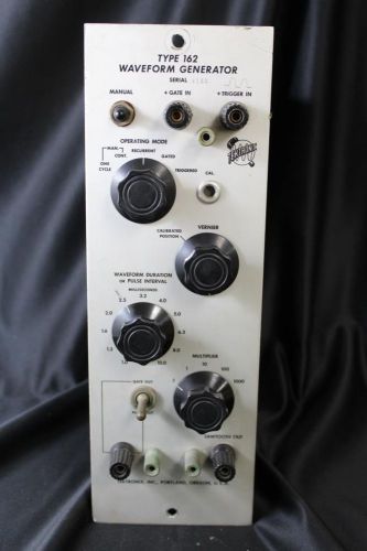 Vintage Tektronix Type 162 Waveform Generator 12AU7 Tubes x3