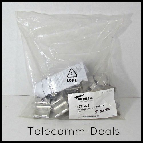 New Andrew (42396A-5) 7/8&#034; EW90 EW85 SS Standard Hanger Kit of 10 Fast Free Ship