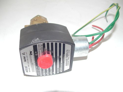Automatic switch co. asco red hat valve. 1/4&#034; 3 way solinoid valve ef8003g2 for sale
