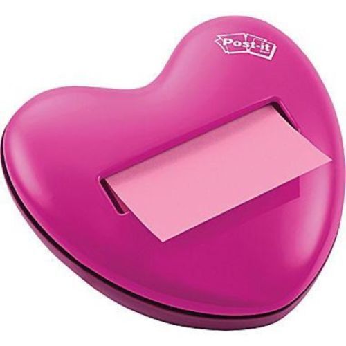 3M Pink heart Post-It pop up note 3&#034;x 3&#034; dispenser,Cat.HD-330