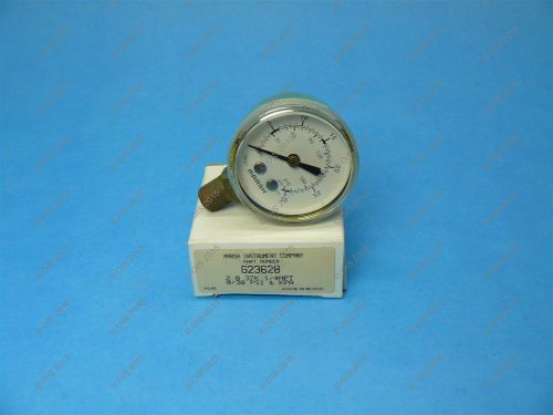 Marsh Instrument G23628 1 1/2&#034; Pressure Gauge 0-30 PSI/kPa Lower 1/4&#034; NPT Brass