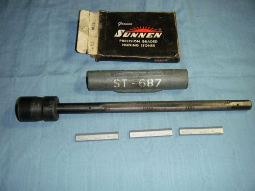 Sunnen Hone 3G ML687 Mandrel w/ NEW Stones, New Truing Sleeve, Wedge