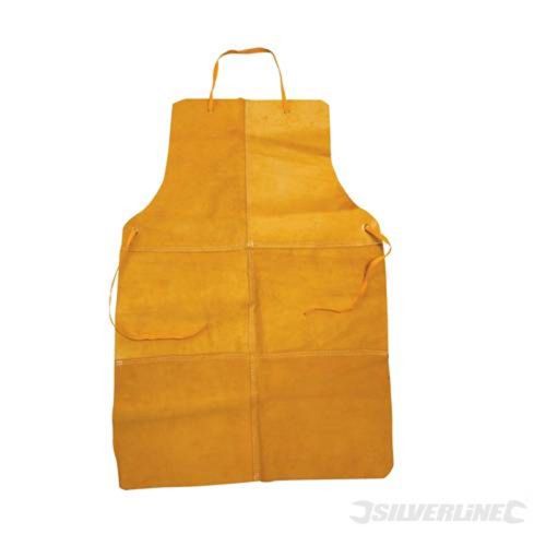 Full length silverline chrome leather welding welders heavy duty apron for sale