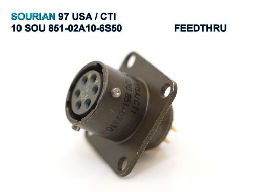 SOURIAU FEEDTHRU 97 USA/CTI 10 SOU 851-02A10-6S50