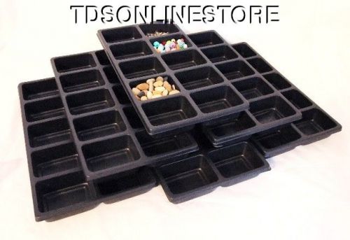 Lot Of 6 10 Slot Multipurpose Jewlery Sorting Trays