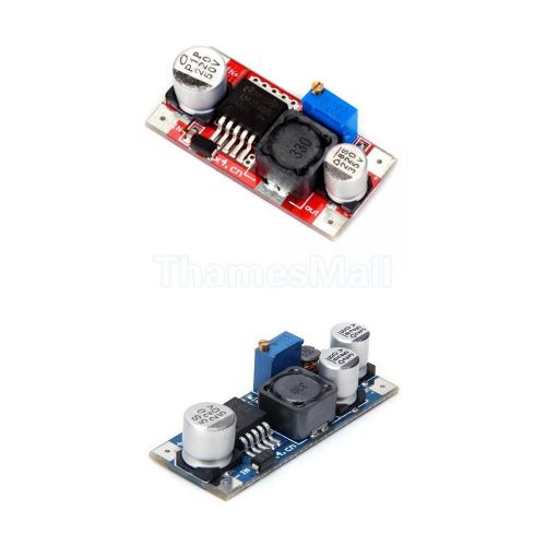 2pcs DC-DC Step-down Adjustable Power Supply Module Board DIY Test