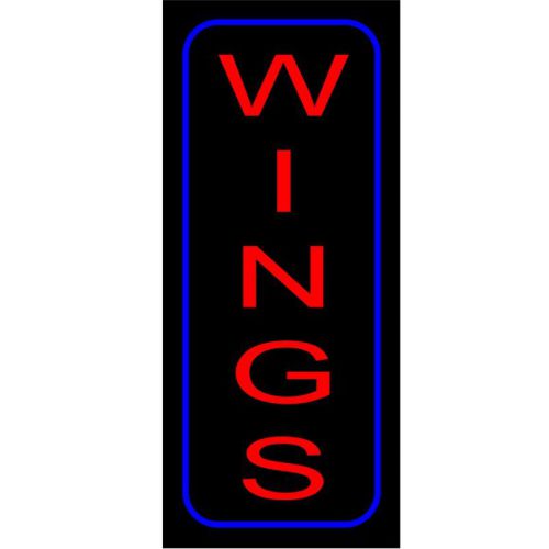 Wings led sign neon looking 13&#034;x30&#034; pizza high quality very bright for sale