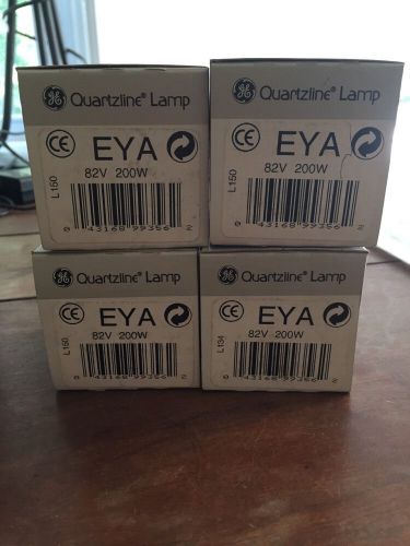 Quartline Lamp EYA Lot If 4 NOS 82V 200W