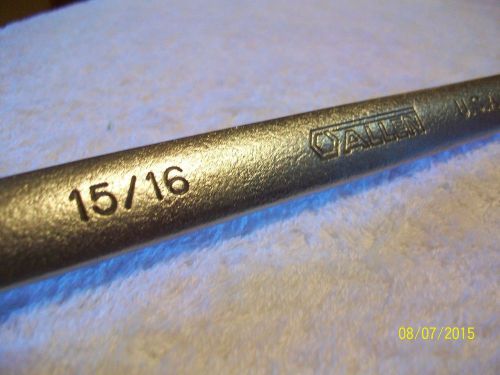 15/16 ALLEN 20217 COMBINATION WRENCH 12 1/2&#034;L