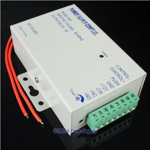 Door Access Control Power Supply DC 12V 3A /AC 110~240V Brand NEW