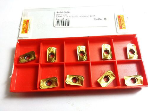 Sandvik R390-17 04 31M-PM 1025 Carbide Milling Inserts (9 New Inserts) (O 840)