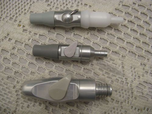 1 HIGH SPEED EVACUATION AND 2 SALIVA EJECTOR VALVES----USED