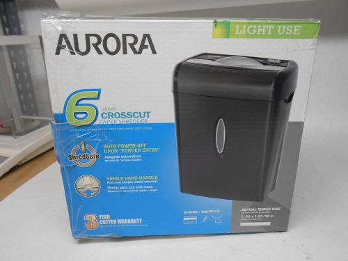 Aurora Cross Cut Paper Shredder 307796