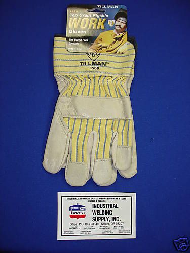 TILLMAN 1560 WORK GLOVES LARGE Top Grain Pigskin