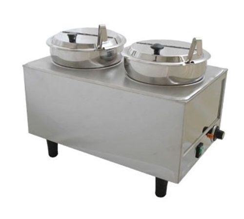 Benchmark USA 51072P Dual Well Warmer twin 7 quart well capacity