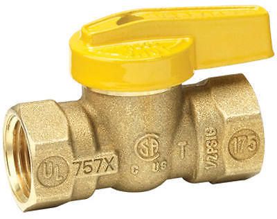 HOMEWERKS WORLDWIDE LLC 3/8&#034; BRS Gas Ball Valve