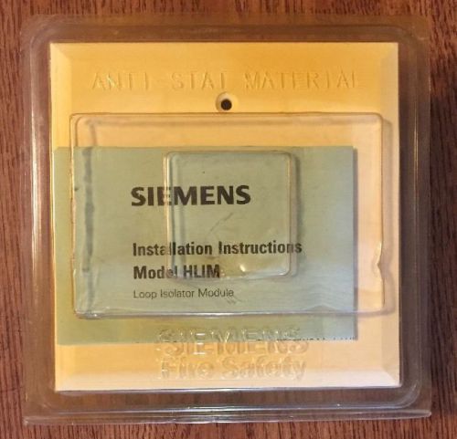 SIEMENS HLIM  500-033170 FIRE ALARM LOOP ISOLATOR MODULE