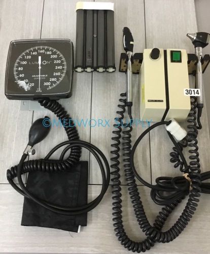 Welch Allyn 74710 Transformer Set w/Heads, Sphygmomanometer, Specula 3014