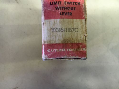 CUTLER HAMMER 10316H187C NIB 600V LIMIT SWITCH SEE PICS #B46