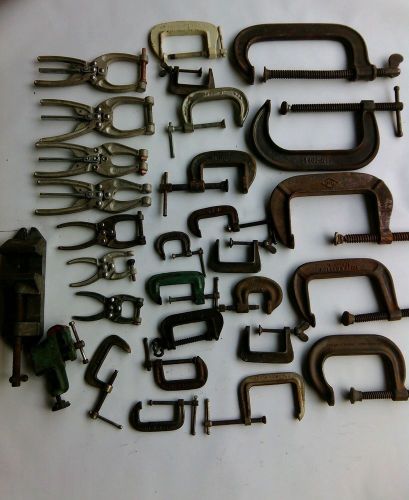 C Clamp quick clamp Lot Of 27