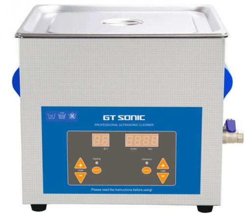 New Original GT Sonic Dental VGT-1990QTD 9L Professional Ultrasonic Cleaner 200W