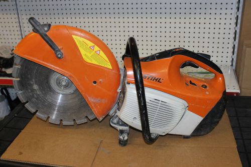 Stihl ts 420 cutquik concrete cutter 14&#034; diamond blade - cut off saw quick for sale