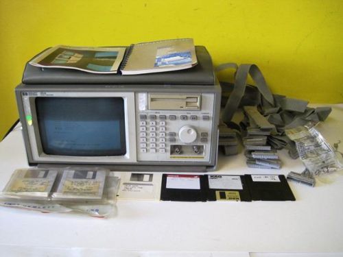 Hp hewlett packard 1652b logic analyzer with 5 pod cords 1 2 3 4 5 manual discs for sale