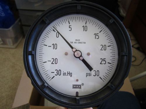 WIKA GAUGE Process Pressure Gauge 0-30 in Hg Vacuum / 30 PSI - READ DESCRIPTION