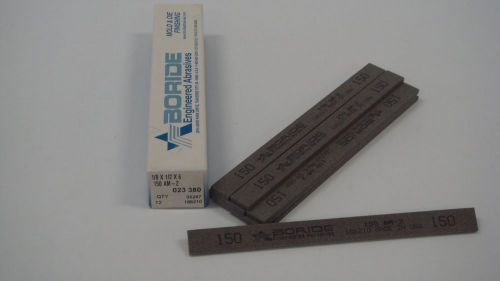 Boride Polishing Stone  023380 AM2 1/8x1/2x6 150 grit Box  of 12