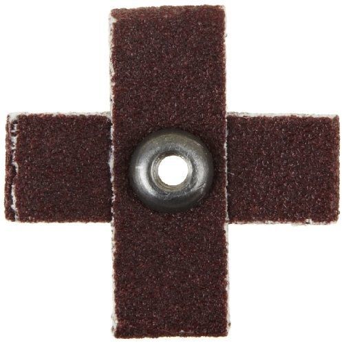 Merit Abrasive Cross Pad, 8 Ply, Aluminum Oxide, 1-1/2&#034; Length x 1-1/2&#034; Width x