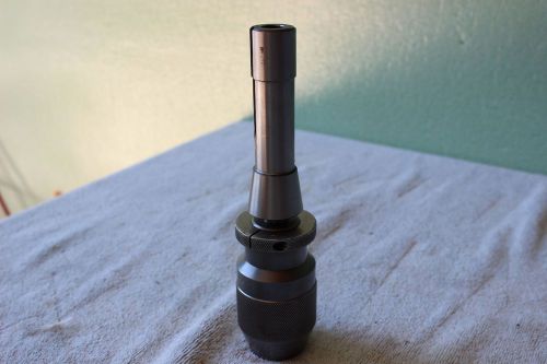 Albrecht drill chuck 1/32-1/2 &#034; with r8 shank machinist, machine, bridgeport for sale