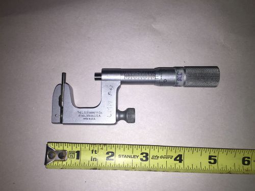 STARRETT PIN ANVIL MICROMETER 0-1&#034;