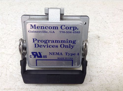 Mencom RJ45 Cat5E Programming Panel Interface w/ 3 Amp 115 Vac Receptacle
