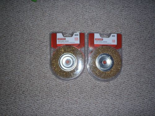 Craftsman Wire Wheels ^&#039;&#039; Coarse and Fine  (NEW)