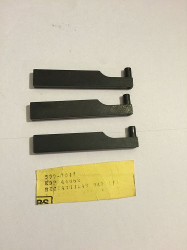 3 Total Brown&amp;Sharpe #599-7047 Rectangular Bar For Best Test Dial Indicators