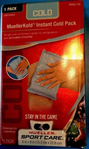 Instant Cold Pack, 6 &#034; x 9&#034;, No Refrigeration -1 pack, Sports Care, Mueller Kold