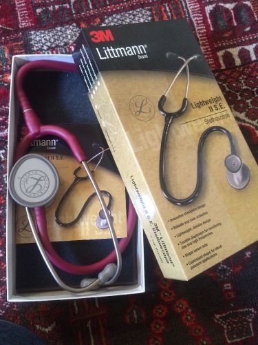 3M Littmann Lightweight II SE Stethoscope - 2451 - 28&#034; Burgundy Tube