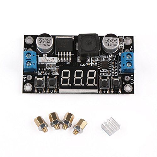 Drok® lm2596 digital control voltage regulator dc buck converter power supply for sale