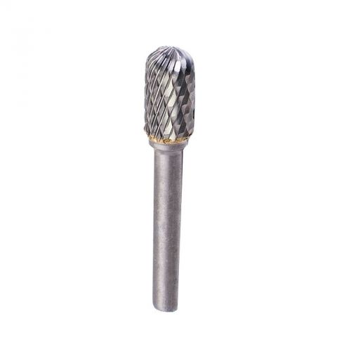 1/4&#034; 10mm Cylindrical Ball Cut Tungsten Carbide Burs Bur Cutting Die Grinder Bit