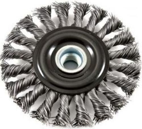 Forney 72835 Industrial Pro Twist Knot Wire Wheel Brush, 4-1/2&#034; X .020&#034;