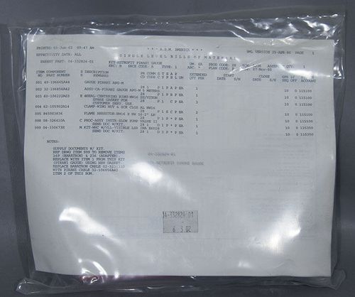 NEW ASM PN: 04-332824-01 Pirani Gauge Retrofit Kit, Edwards APG-M-NW16