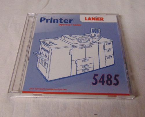 Operator Guide on CD for  Ricoh Lanier Printer 5485